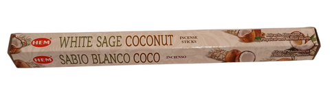Incense-WHITE SAGE  COCONUT