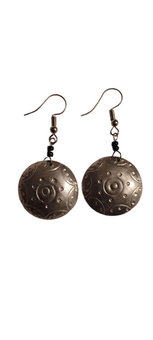 Earrings-Silver toned
