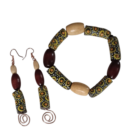 Bracelet and Earrings
