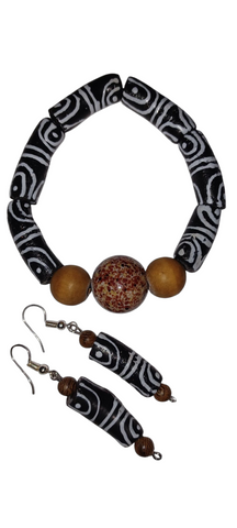Bracelet and Earrings