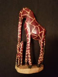 (Art) Mother and Baby Giraffe